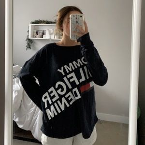 Tommy Hilfiger long sleeve unisex top.